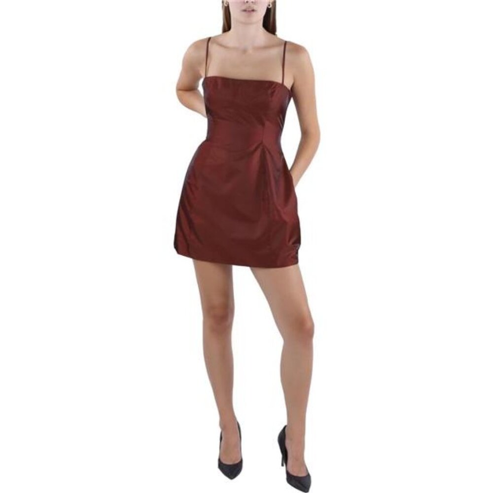 Danielle Bernstein Womens Juniors Party Mini Fit & Flare Dress        Download